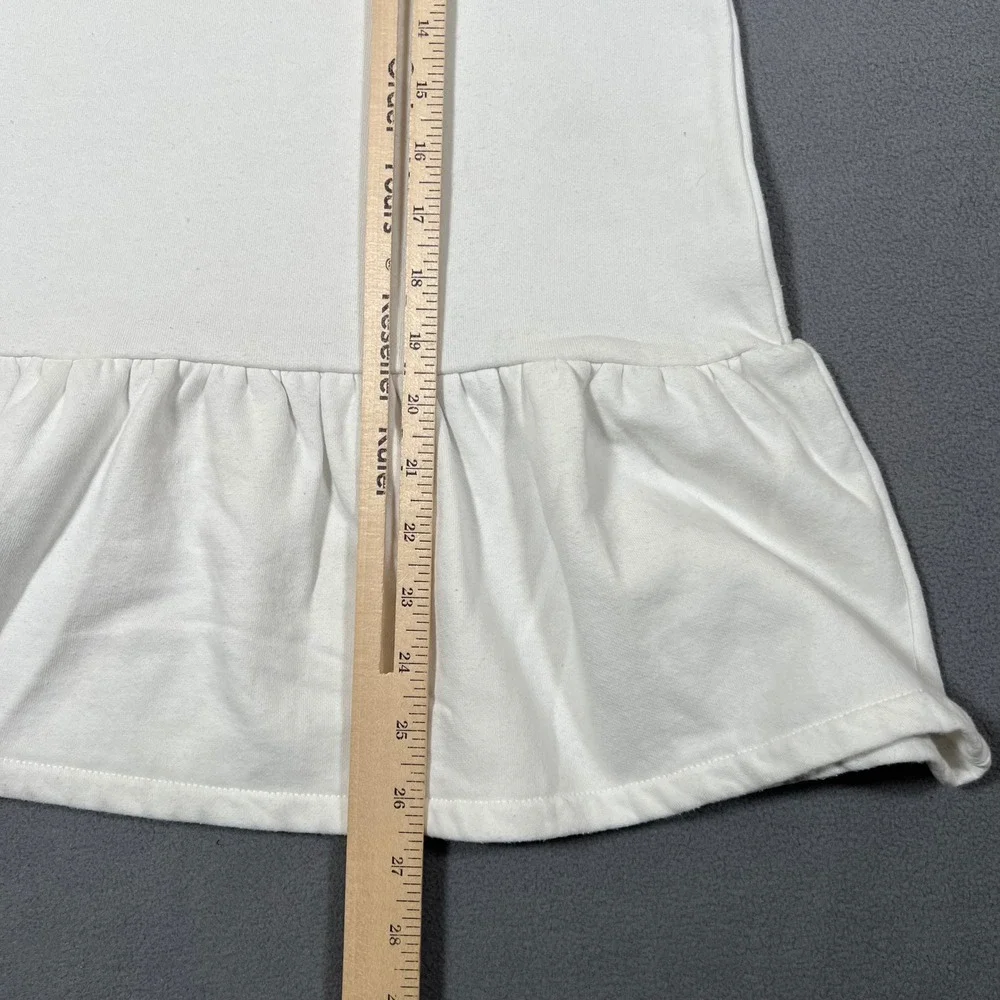Polo Ralph Lauren Girls Dress White M 8-10 Long Sleeve Bear Ice Skate‎ Penguin